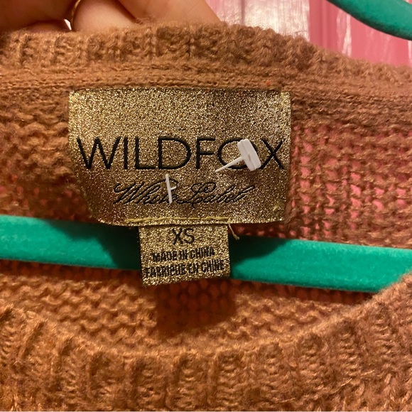 Wildfox White Label Lennon Distressed Heart Sweater - Picture 3 of 5